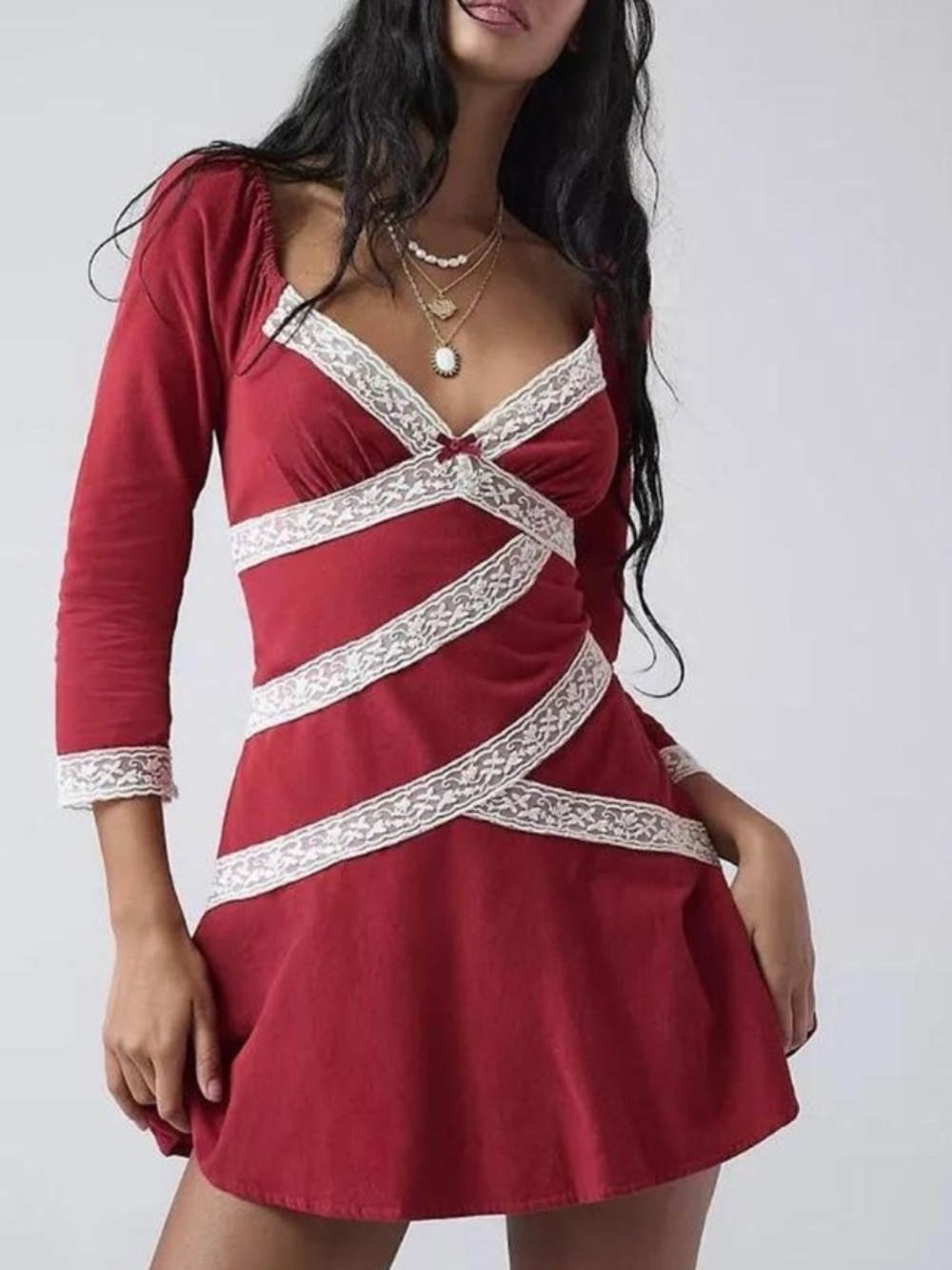 Free People Tennley Corduroy Mini Dress